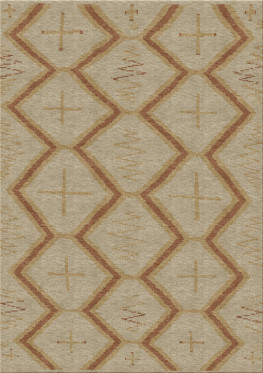 Ethno 10168-1850 - handgefertigter Teppich, persisch (Indien), 10x15 3ply Qualität
